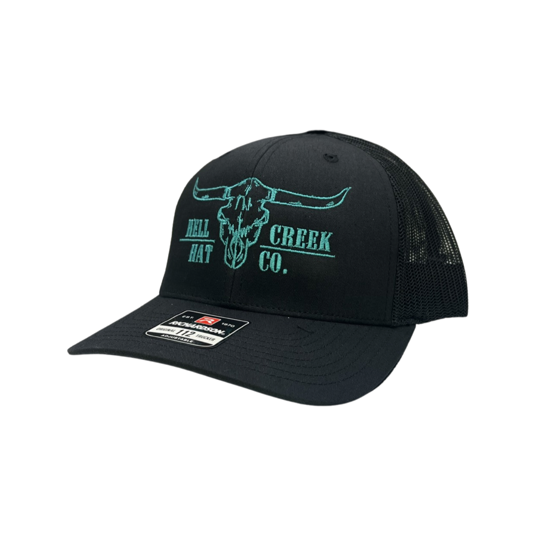 “Longhorn” Black/Teal