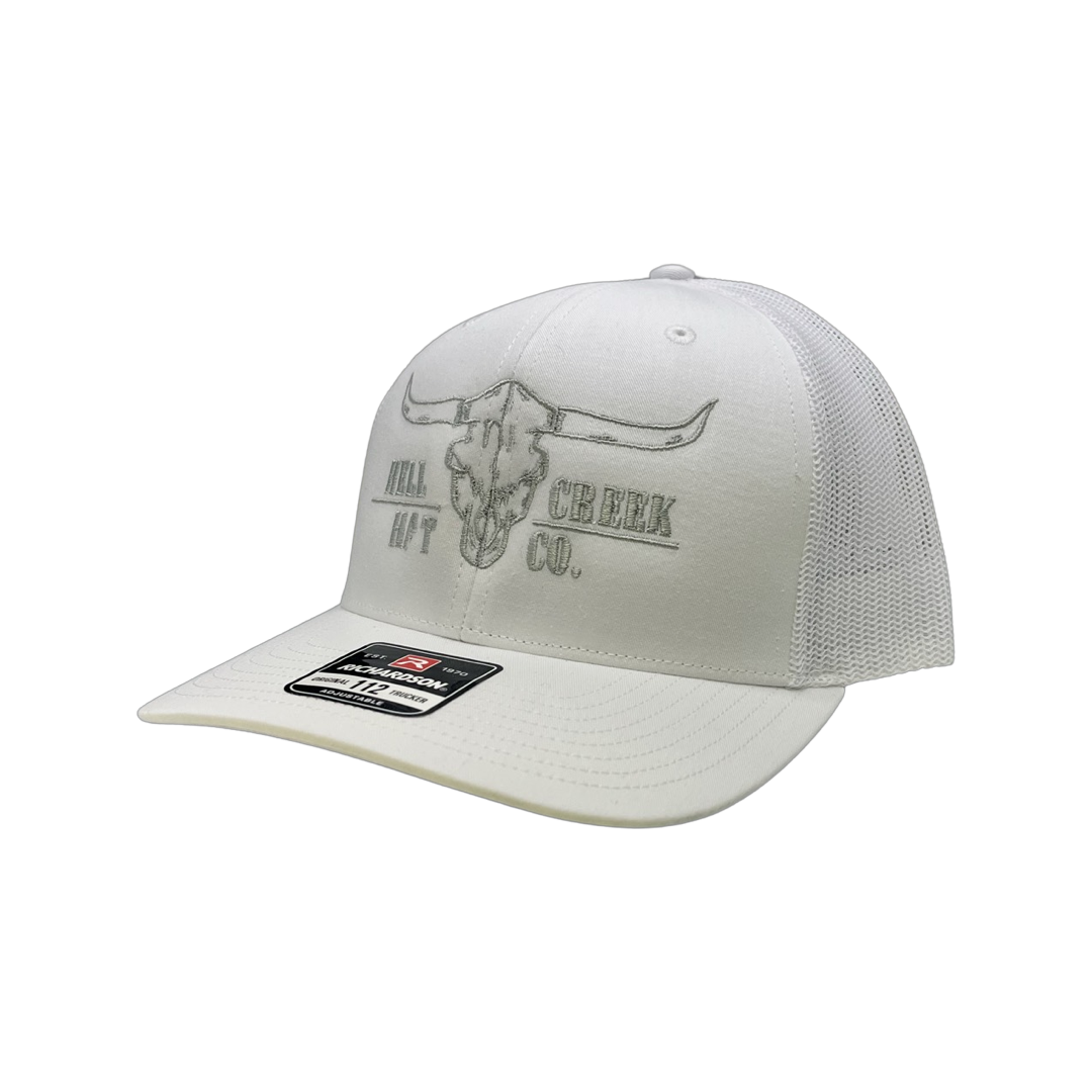 “Longhorn” Silver/White
