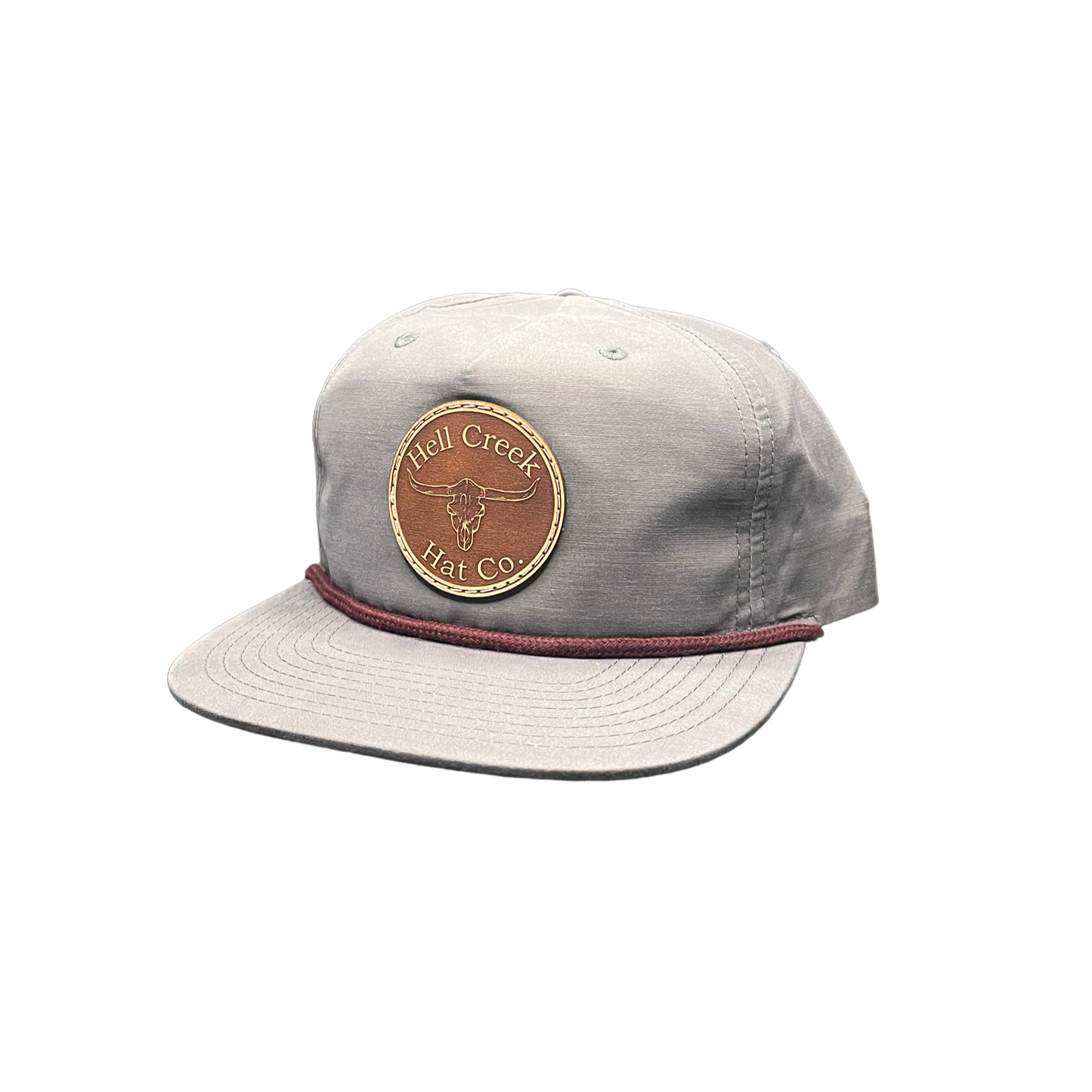 “The Lasso” Grey/Maroon